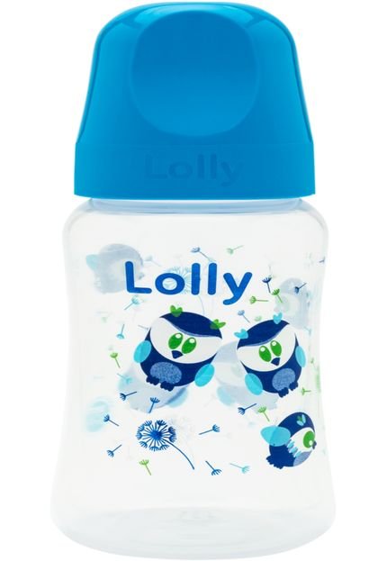 Menor preço em Mamadeira BIG Zoo 330ml Lolly Baby Azul