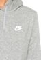 Moletom Fechado Nike Sportswear NsHoodie Po Flc Cinza - Marca Nike Sportswear
