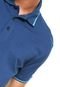 Camisa Polo Ellus Frisos  Azul - Marca Ellus