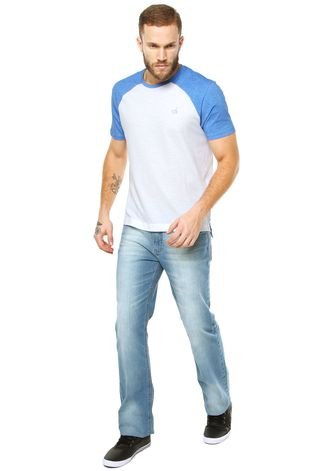 Camiseta Calvin Klein Jeans Recorte Branca