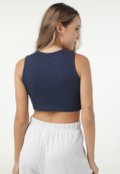 Regata Cropped Aeropostale Logo Azul-Marinho - Marca Aeropostale