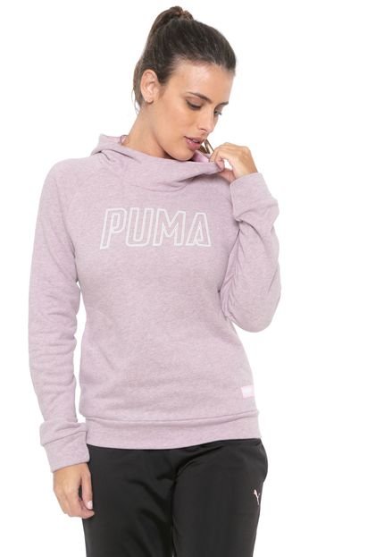 Moletom Fechado Puma Athletics Hoody Rosa - Marca Puma