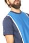 Camiseta Aleatory Listras Azul - Marca Aleatory