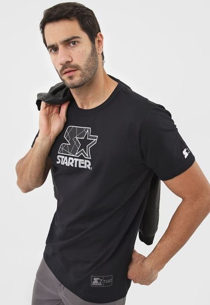Camiseta Starter Logo Preta - Marca S Starter