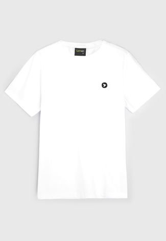 Camiseta Lemon Infantil Logo Branca