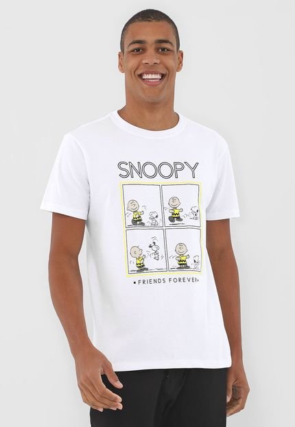 Camiseta Snoopy Friends Forever Branca - Marca Snoopy