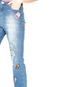 Calça Jeans Planet Girls Cropped Flare Patches Azul - Marca Planet Girls