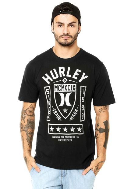 Camiseta Hurley Force Preta - Marca Hurley