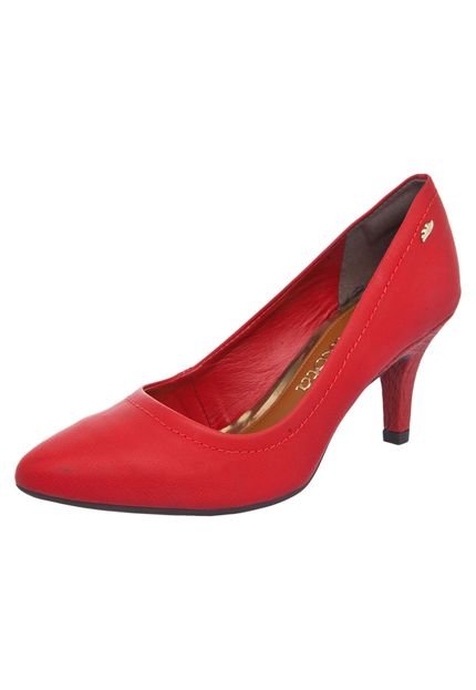 Scarpin Bico Fino Dakota Vermelho - Marca Dakota