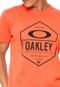 Camiseta Oakley Mod Encage Laranja - Marca Oakley