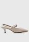 Scarpin Vizzano Bico Fino Off-White - Marca Vizzano