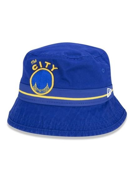 Headwear New Era Chapeu Bucket Golden State Warriors Azul - Marca New Era