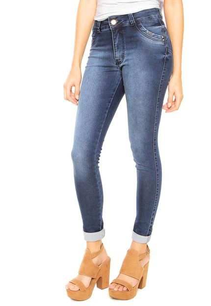 Calça Jeans Biotipo Skinny Bolsos Azul - Marca Biotipo