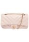 Bolsa Dumond Transversal Matelasse Premium Nude - Marca Dumond