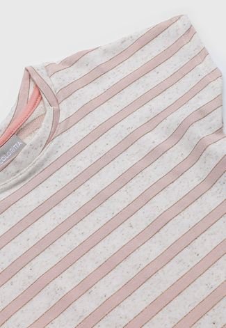 Blusa Infantil Colorittá Listrada Rosa