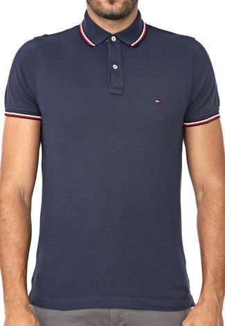 Camisa Polo Tommy Hilfiger Slim Frisos Azul  Camisa polo tommy, Camisa polo,  Camiseta polo