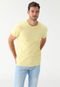 Camiseta Colcci Reta Color Amarela - Marca Colcci