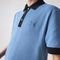 Polo masculina Lacoste com modelagem solta em piqué de algodão texturizado Azul - Marca Lacoste