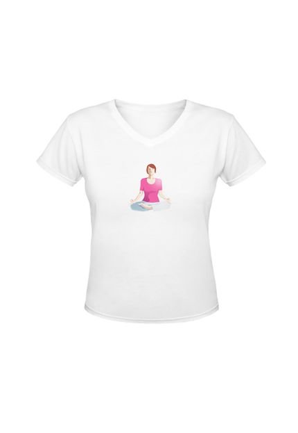 Menor preço em Camiseta Nerderia Yoga Branco