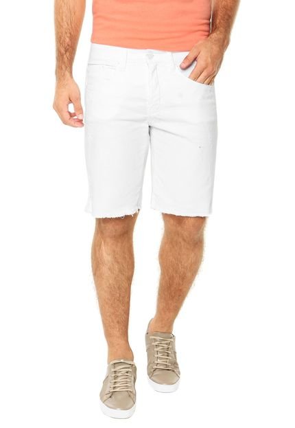 Bermuda Calvin Klein Jeans Bolsos  Branca - Marca Calvin Klein Jeans
