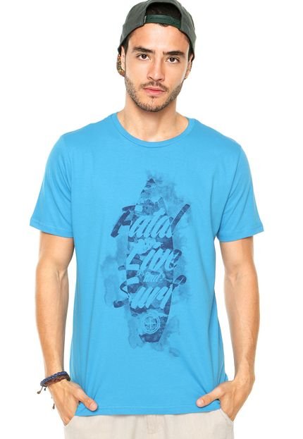 Camiseta Fatal Live Azul - Marca Fatal Surf