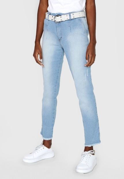 Calça Jeans Biotipo Slim Delavê Azul - Marca Biotipo