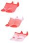 Kit 3pçs Meia Nike Everyday Plus Rosa - Marca Nike
