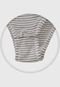 Body Calvin Klein Underwear Modern Listrado Cinza/Off-White - Marca Calvin Klein Underwear