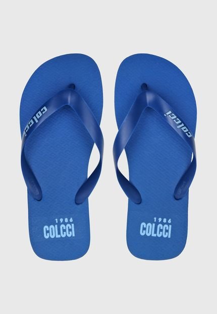 Chinelo Colcci Logo Azul - Marca Colcci
