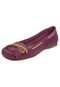 Mocassim Andarella Roxo - Marca Andarella