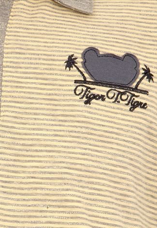 Camisa Polo Tigor T. Tigre Park Amarela