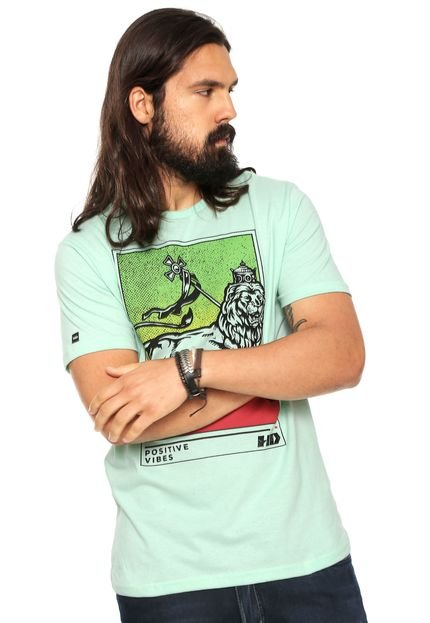 Camiseta HD Lion Of Judah Verde - Marca HD