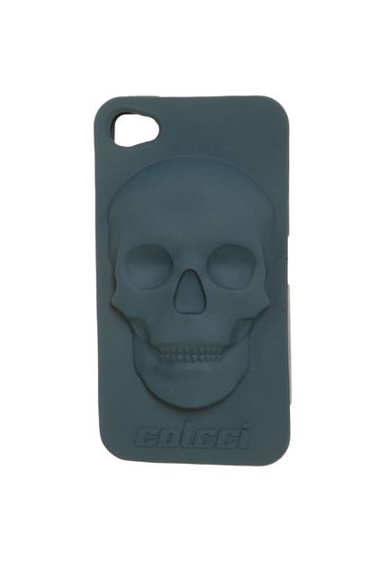 Porta Iphone 4 Colcci Skull Azul - Marca Colcci