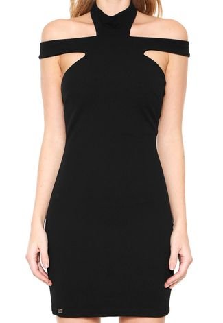 Vestido Planet Girls Curto Ajustado Preto - Compre Agora