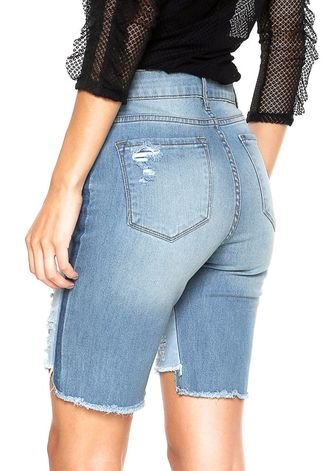 Bermuda Jeans It's & Co Destroyed Azul