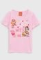 Blusa Malwee Kids Infantil Patrulha Canina Rosa - Marca Malwee Kids