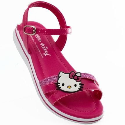 Sandália Infantil Hello Kitty by WorldColors - Pink - Marca WorldColors