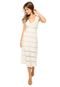 Vestido Lucy in the Sky Longo Laise Off-White - Marca Lucy in The Sky