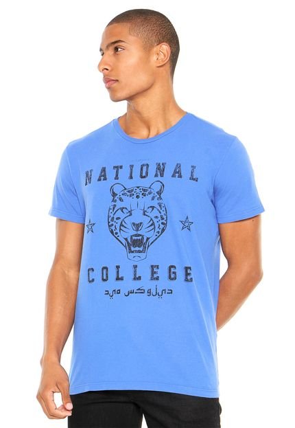 Camiseta Ellus College Azul - Marca Ellus