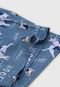 Pijama Abrange Curto Infantil Full Print Azul - Marca Abrange