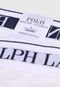 Kit 3pçs Cueca Polo Ralph Lauren Slip Logo Branco - Marca Polo Ralph Lauren