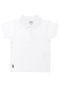 Camisa Polo Rovitex Menino Liso Branca - Marca Rovitex