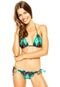 Calcinha Vix Paula Hermanny String Rumis Ripple Tie Verde - Marca Vix