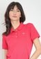 Camisa Polo Tommy Jeans Reta Logo Pink - Marca Tommy Jeans