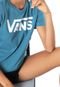 Camiseta Vans Logo Azul - Marca Vans