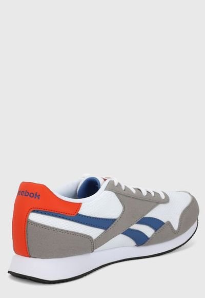 Tenis Lifestyle Blanco Gris Azul Reebok Royal Classic Jogger 3.0