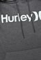 Blusa de Moletom Flanelada Fechada Hurley O&O Solid Grafite - Marca Hurley