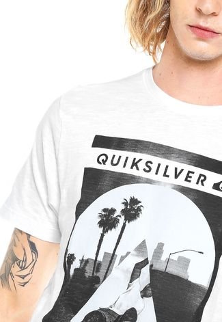 Camiseta Quiksilver Utopian Branca
