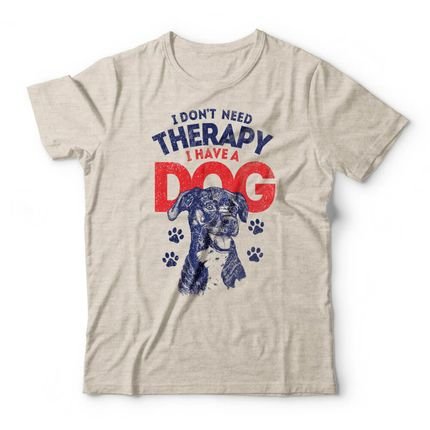 Camiseta Therapy Dog - Mescla Banana - Marca Studio Geek 