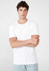 Polera Cotton On Organic Crew T-Shirt Blanco - Calce Regular